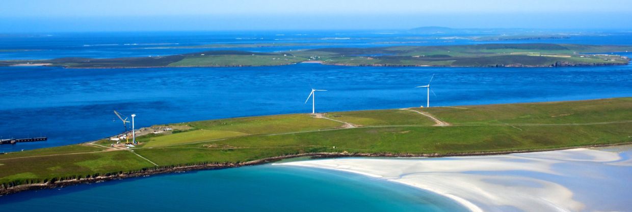 Loganair Sanday Office in Scotland