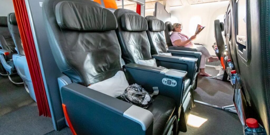 Does Jetstar offer business-class