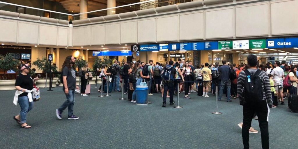 Security Wait Time Orlando Airport