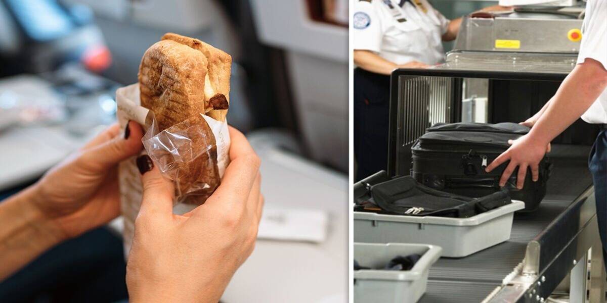 Can you take Food through airport security under TSA check